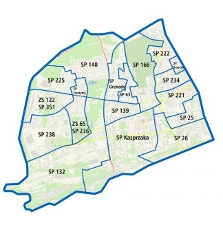 SIEĆ SZKÓŁ PODSTAWOWYCH DZIELNICY WOLA M.ST. WARSZAWY